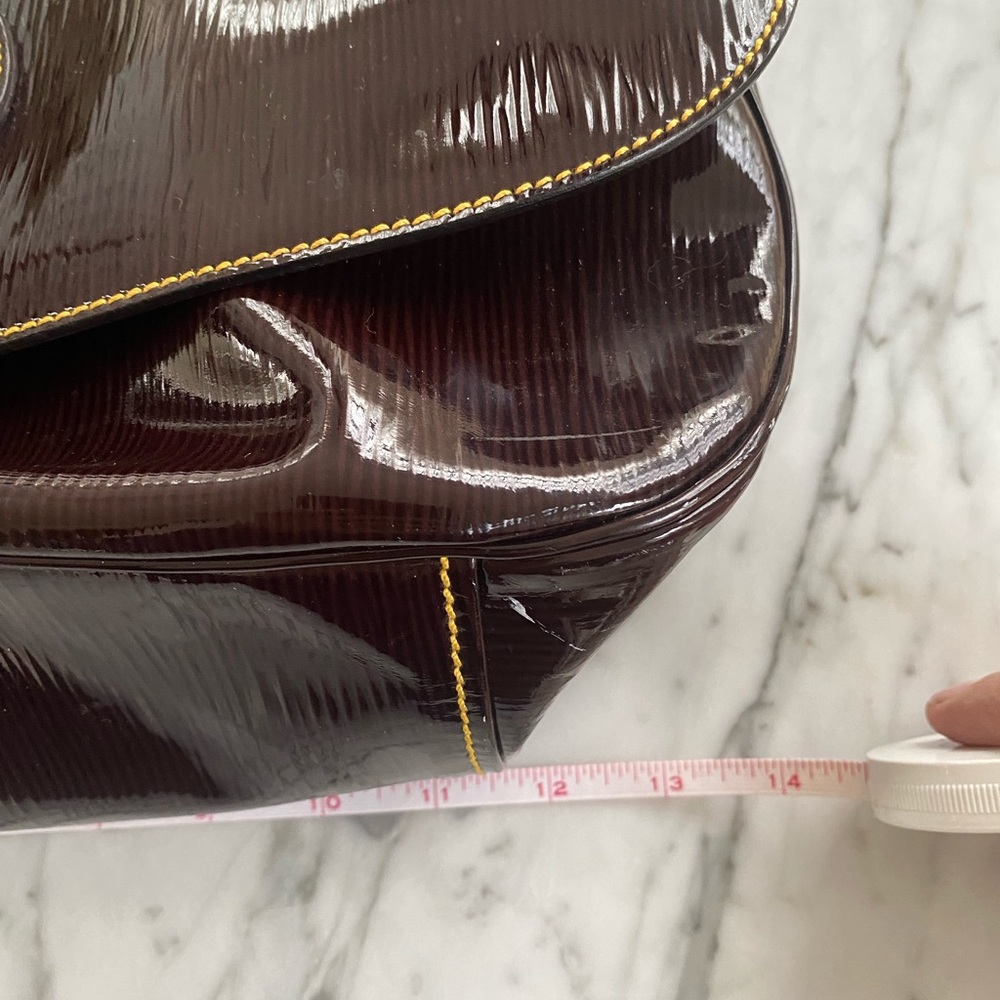 Prada Hobo Bag - Brown Patent Leather - Picture 10 of 14